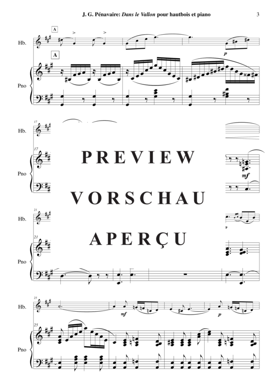 Product gallery: Page 4 of 19 Dans Le Vallon , , (Oboe + Keyboard)