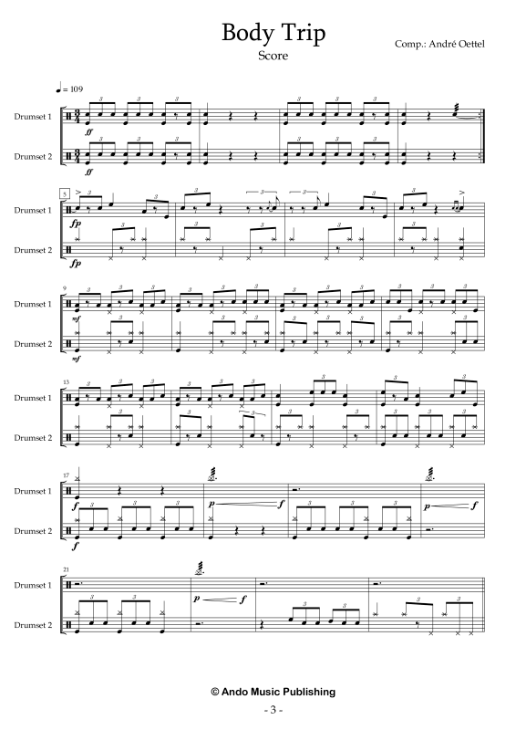 Produktgalerie: Seite 1 von 11 Body Trip, , Drumset Duet