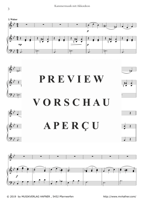 Product gallery: Page 7 of 11 Kammermusik mit Akkordeon, , (melody instrument in C and accordion)