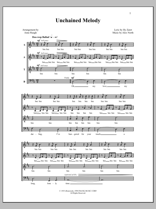 Produktgalerie: Seite 1 von 1 Unchained Melody, Anne Raugh, Chor