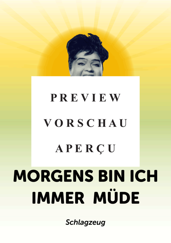 Product gallery: Page 2 of 4 Morgens bin ich immer müde , Herr, Trude, (Drums)