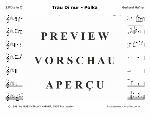 Product gallery: Page 7 of 11 Trau Di nur, , (Mixed ensemble woodwind and brass)