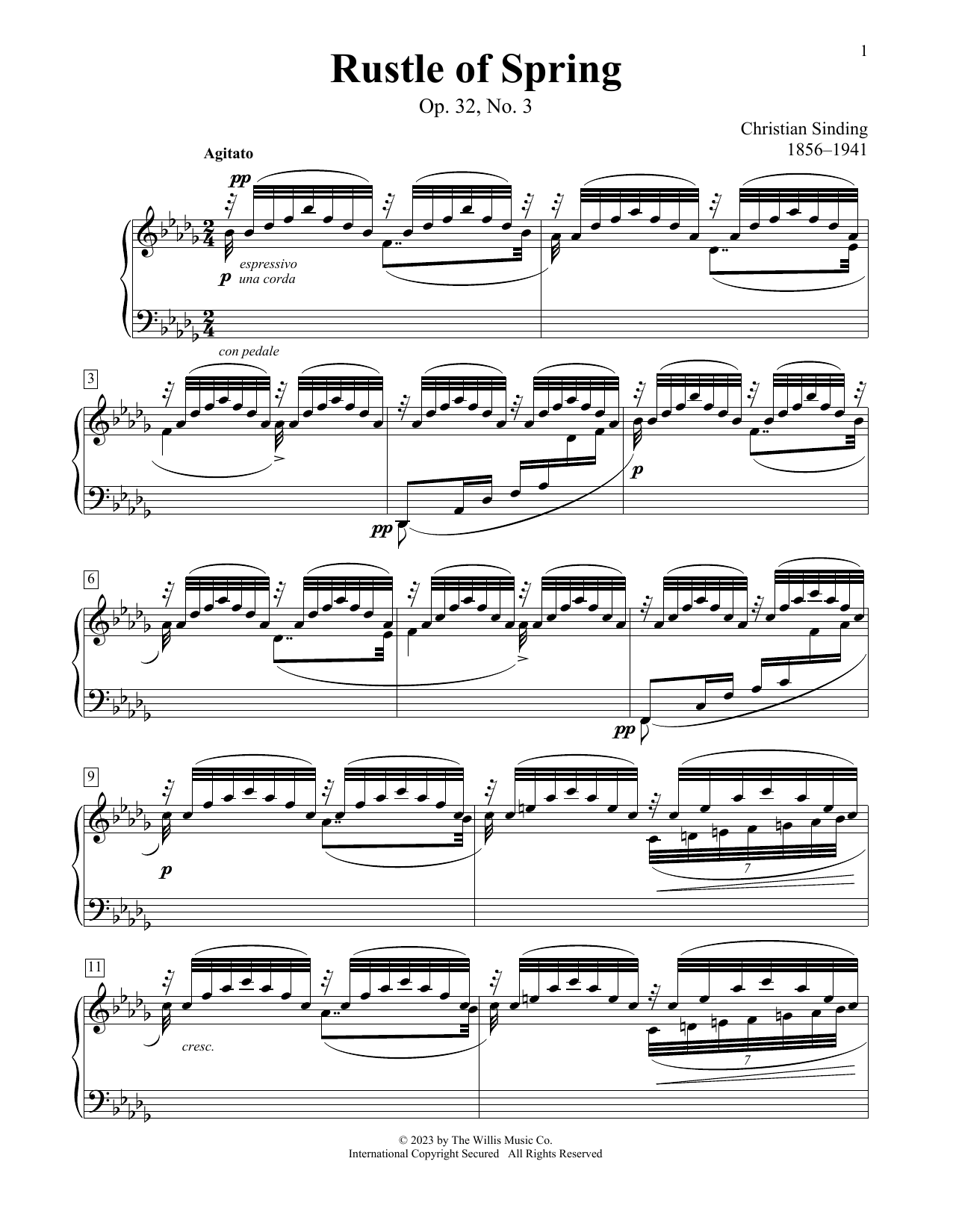 Produktbild zu: Rustle Of Spring, Op. 32, No. 3
