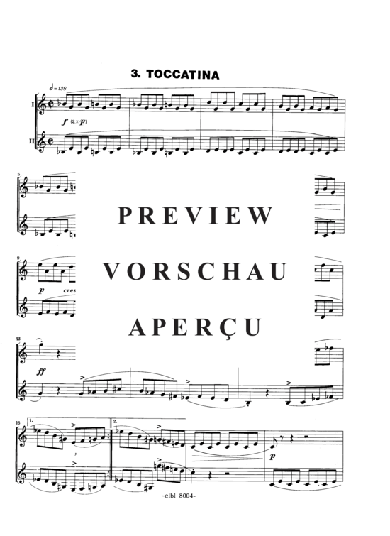 Product gallery: Page 6 of 7 Pezzi Piccoli , , (Clarinet duo)