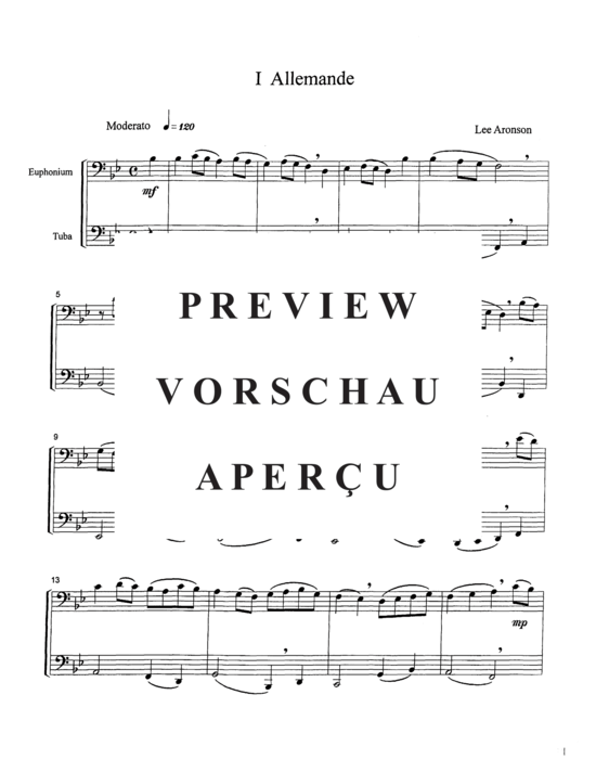 Product gallery: Page 19 of 21 Suite for Tuba and Euphonium , , (Tuba Duet)
