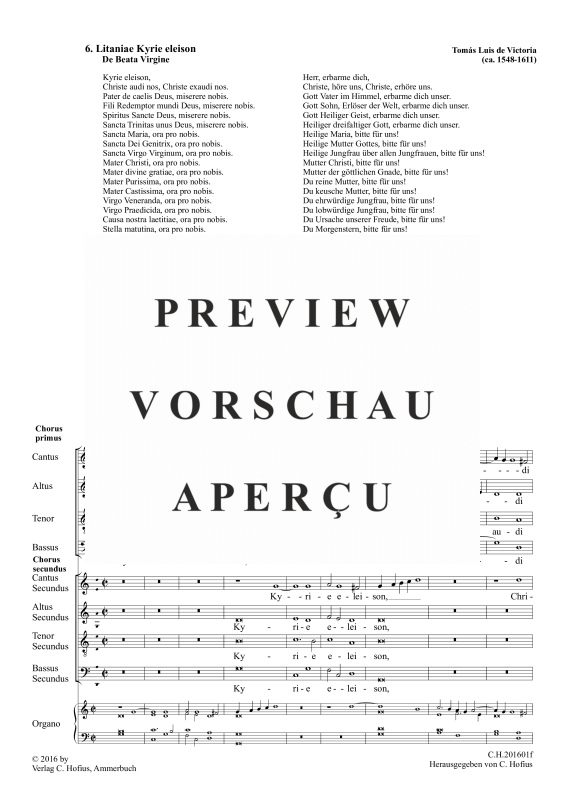 gallery: Litaniae Kyrie eleison, , Gemischter Chor 8-stimmig und BC