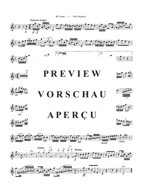 Product gallery: Page 21 of 21 The Volunteer , , (euphonium/cornet in Bb + piano)