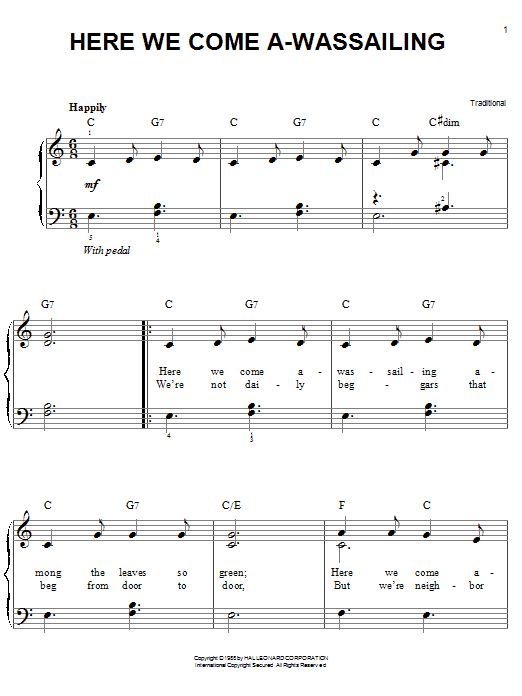 Product gallery: Page 1 of 1 Here We Come A-Wassailing, Traditional
