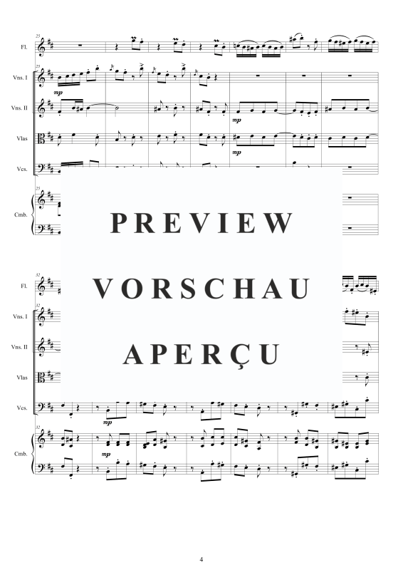 Product gallery: Page 5 of 11 Non sa che sia dolore - Cantata BWV 209, , Mixed Ensemble Soprano, Flute, Strings and Harpsichord Bc