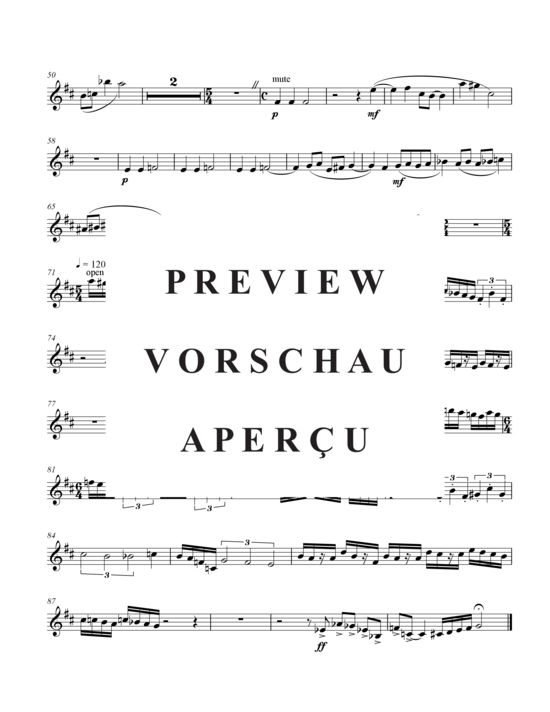 Produktgalerie: Seite 9 von 9 Fanfares, Flourishes & Airs , , (3x Trompete)