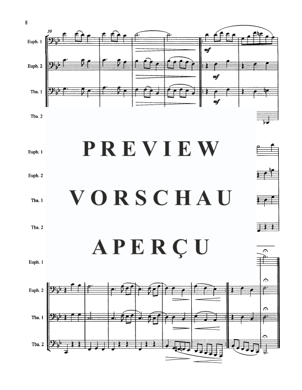 Produktgalerie: Seite 11 von 11 Ohlone Suite, , Tuba Quartett EETT