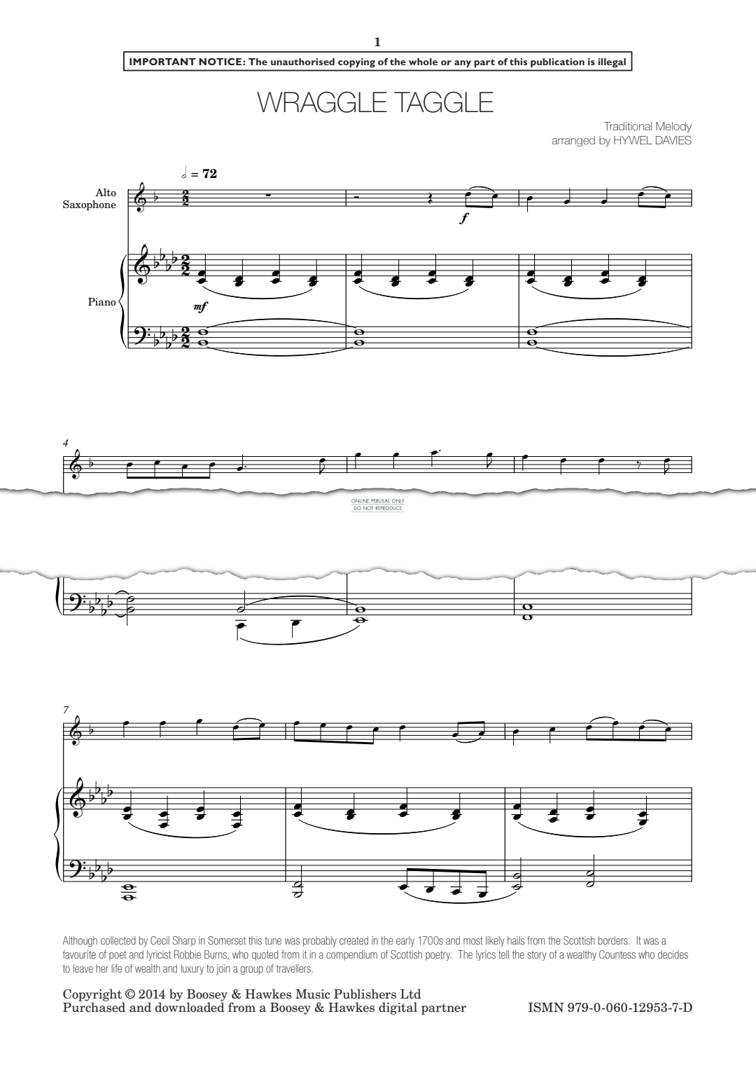 Produktgalerie: Seite 1 von 1 Wraggle Taggle, Hywel Davies, Klavier, Saxophon