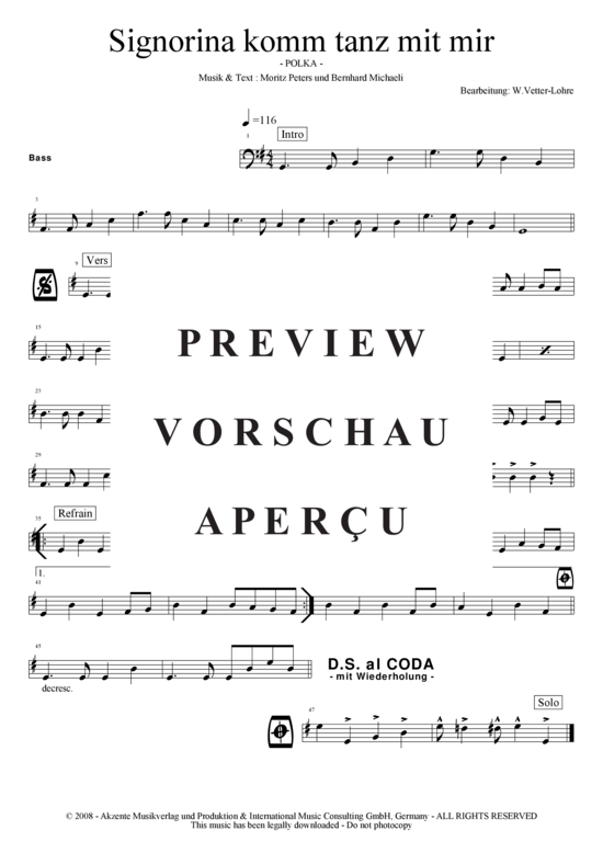 Product gallery: Page 4 of 12 Signorina komm tanz mit mir , Hofbräuhaus-Band, (Combo + 3 Horns)