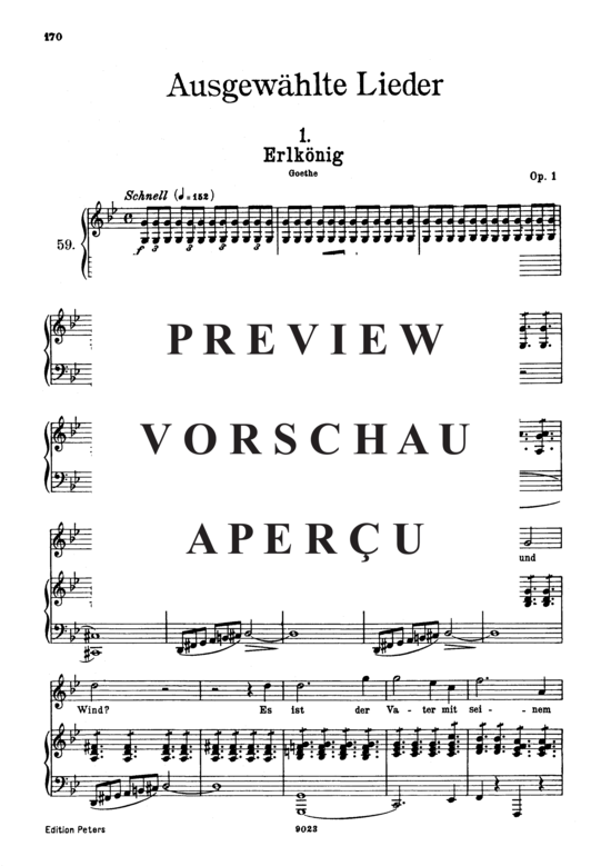 gallery: Erlkönig D.328 , , (Gesang hoch + Klavier)