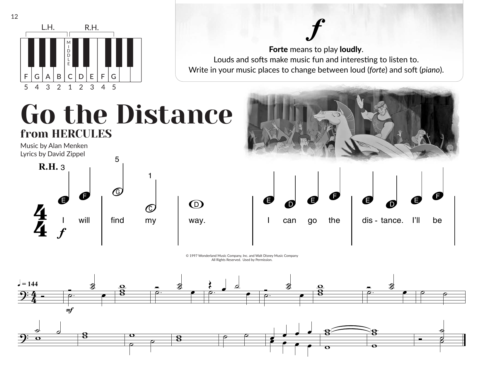 Produktbild zu: Go The Distance (arr. Brittany McCorriston)