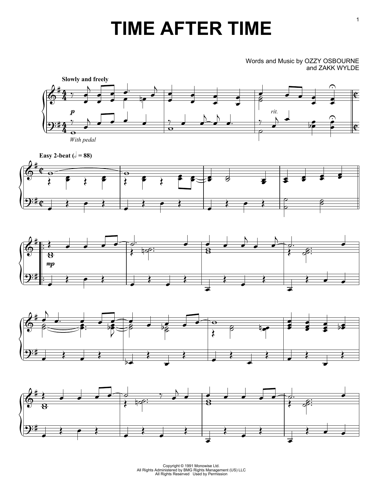Produktbild zu: Time After Time [Jazz version]