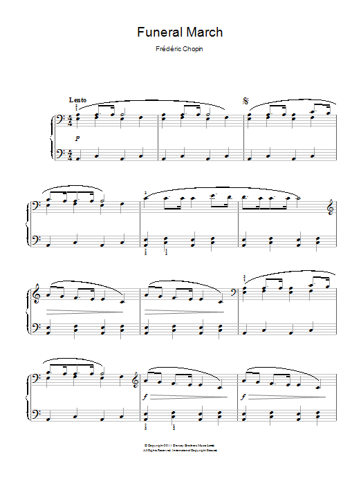 Product picture to: Sonata No. 2 In Bb Minor, Op. 35 (Funeral March)