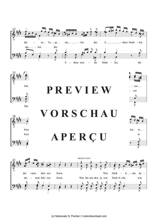 Product gallery: Page 4 of 6 Durch des gestirnten Abends Stille , , (male choir)