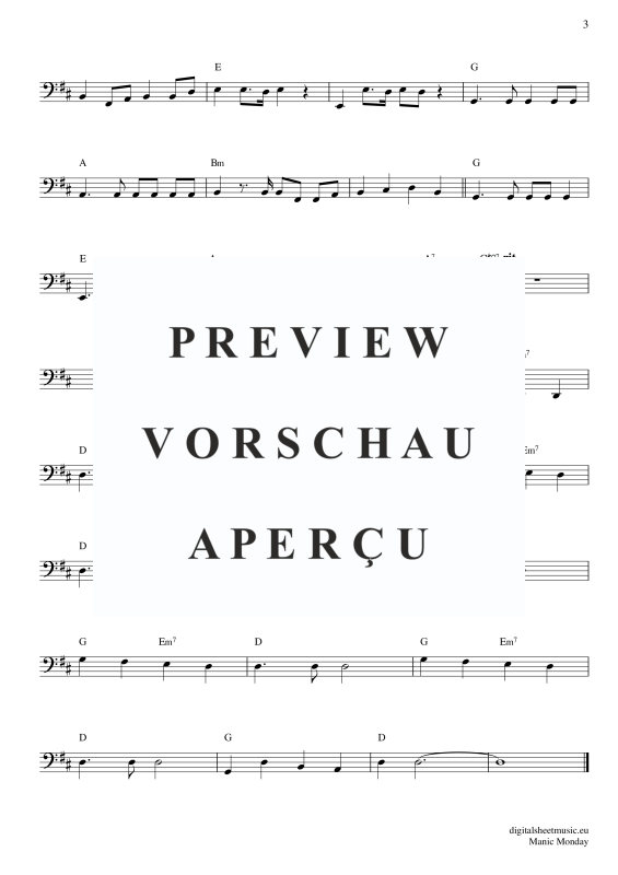 gallery: Manic Monday , Bangles, Bass Guitar