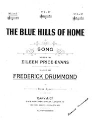 cover: The Blue Hills Of Home, Frederick Crummond, Gesang, Klavier