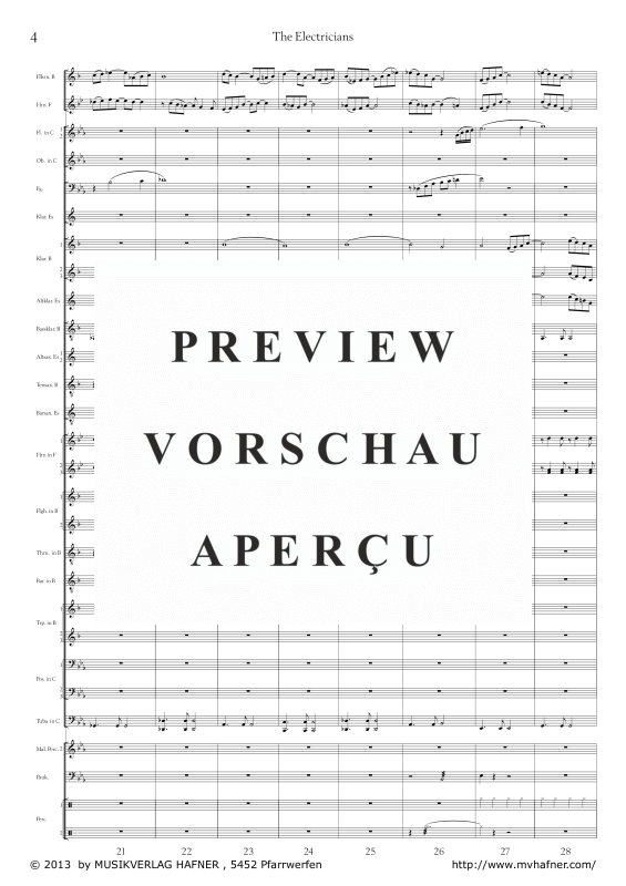 Product gallery: Page 9 of 11 The Electricians, , (large wind orchestra)