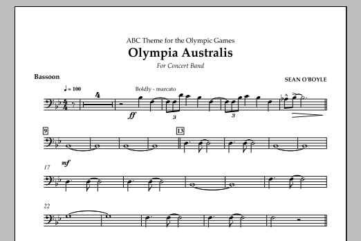 Produktbild zu:  Olympia Australis (Concert Band) - Bassoon - 