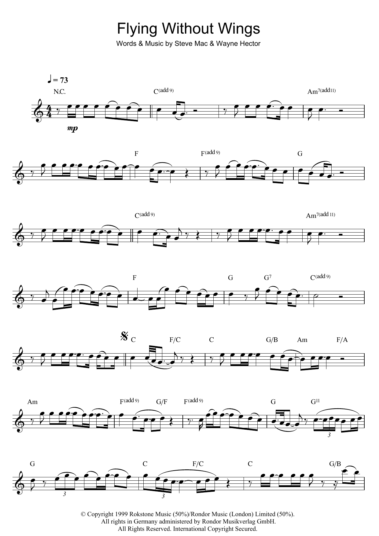 Product gallery: Page 1 of 1 Flying Without Wings, Westlife