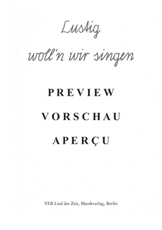 gallery: Lustig wolln wir singen , , (Klavier + Gesang)