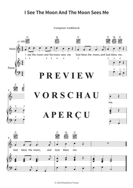 Produktbild zu: I See The Moon And The Moon Sees MeLars Opfermann