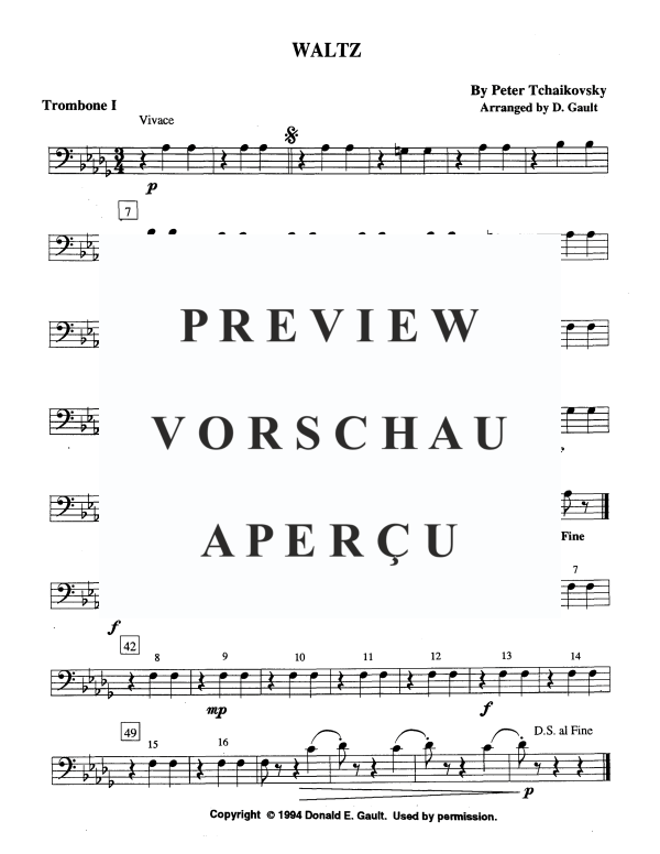 Produktgalerie: Seite 10 von 11 Waltz, , Blechbläser Quartett 2 Trompeten und 2 Posaunen
