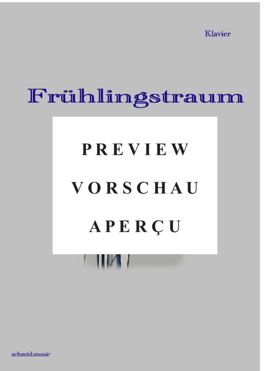 Product gallery: Page 2 of 7 Frühlingstraum , , Piano Solo