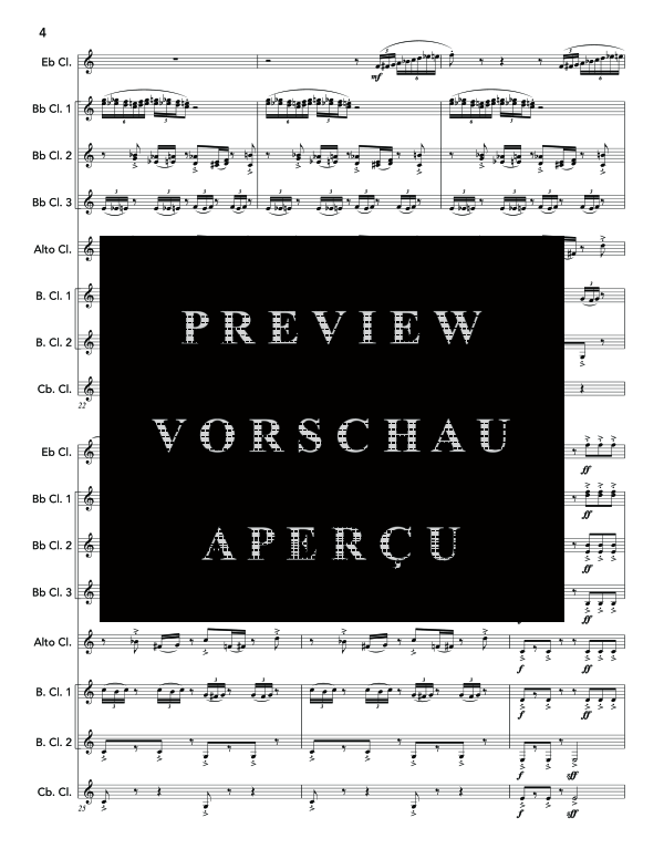 Produktgalerie: Seite 8 von 11 Suite Nothings, , (Klarinettenchor)