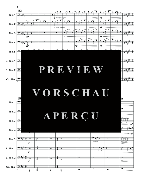 Produktgalerie: Seite 8 von 11 Last Breath, The, , (Ensemble 5x Posaune, 2x Bass Posaune + Contrabass Posaune/Tuba)