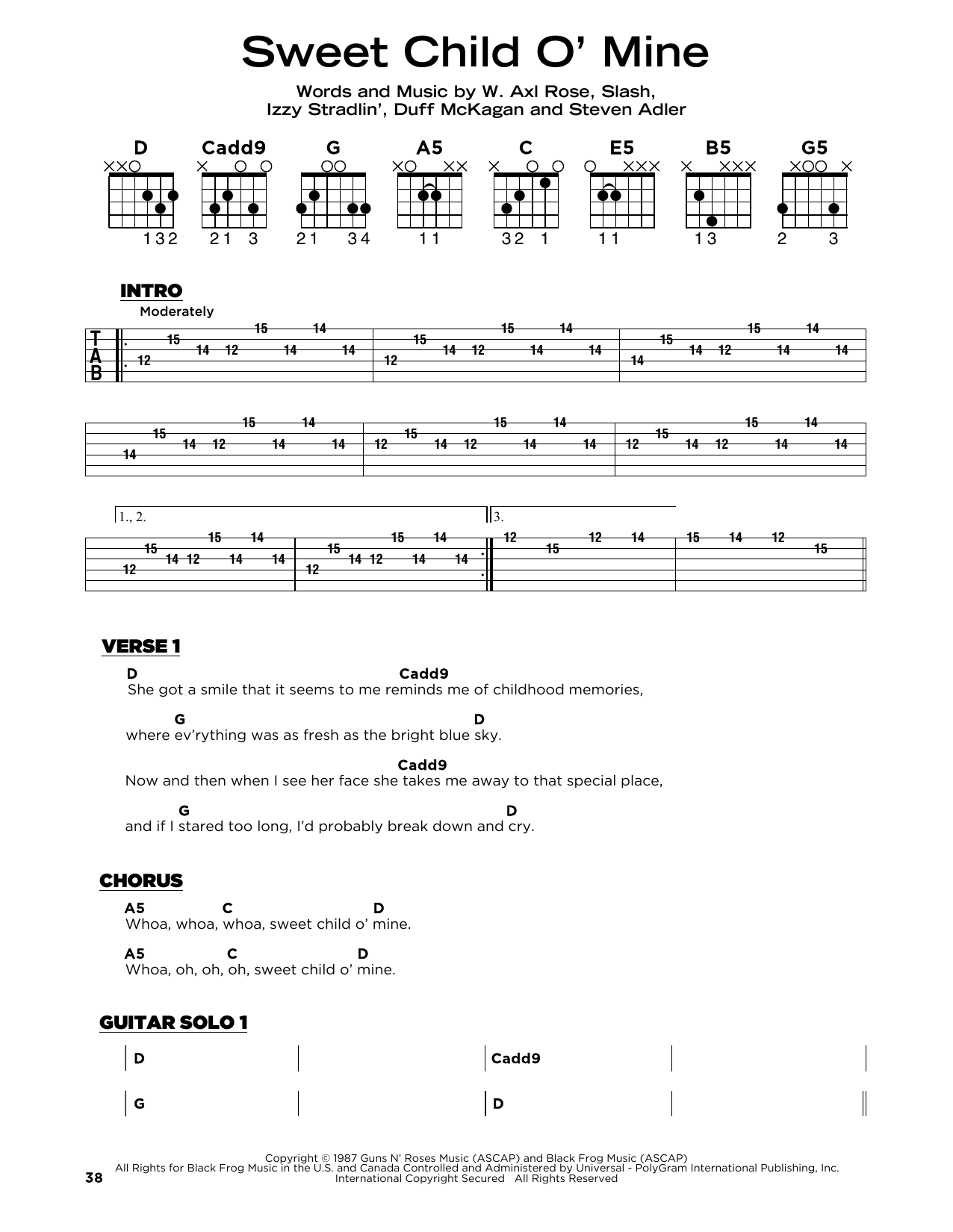 Produktbild zu: Sweet Child O' Mine