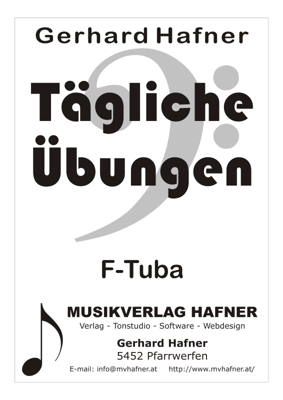 cover: Tägliche Übungen für F-Tuba, , (Tuba)
