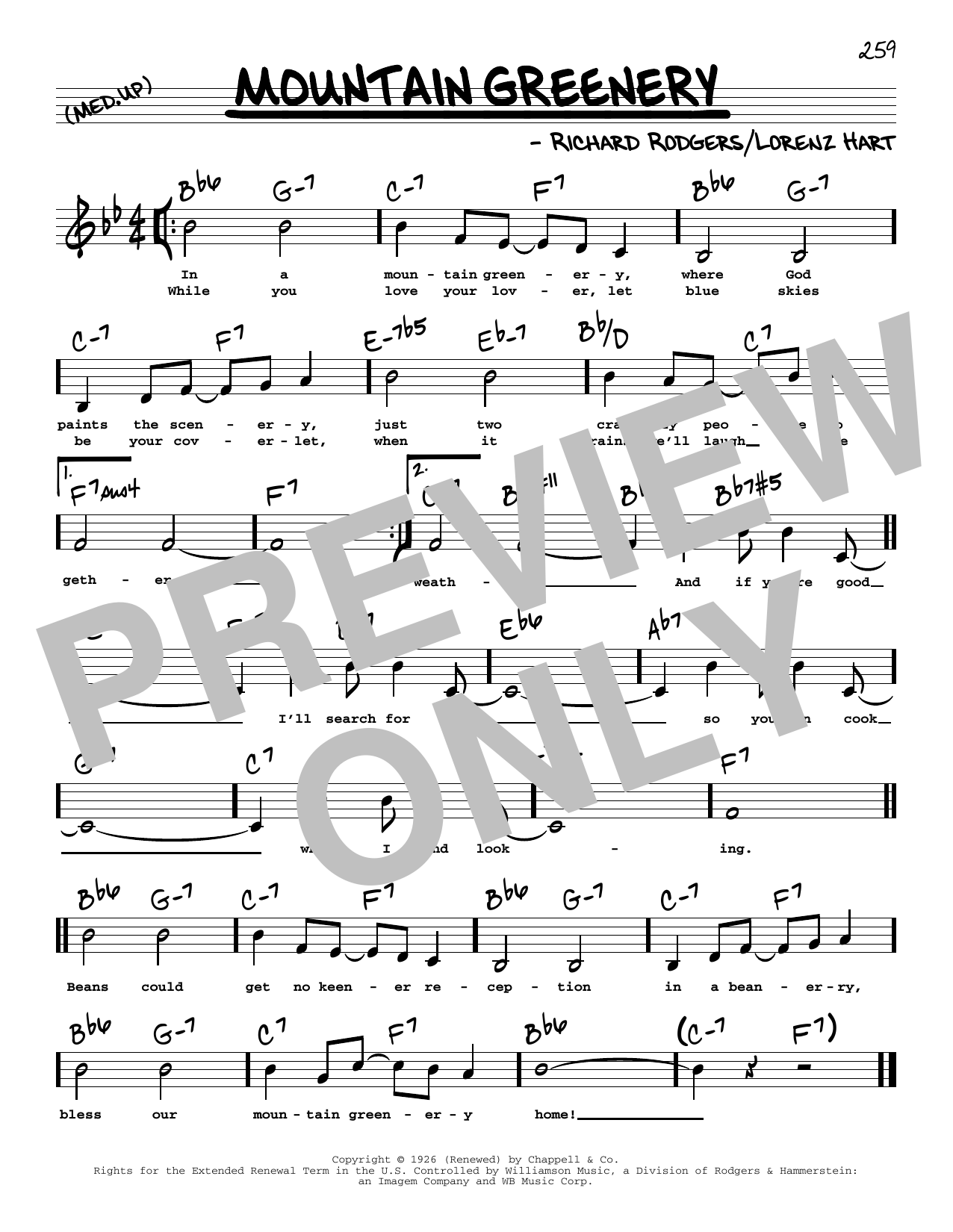 Produktbild zu: Mountain Greenery (Low Voice)