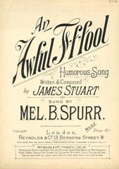 cover: An Awful F-F-Fool, Mel B. Spurr