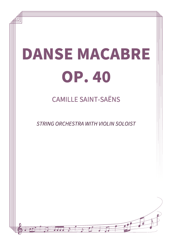 Product picture to: Danse macabre, Op. 40 - For advanced youth and amateur orchestrasCamille Saint-Saëns