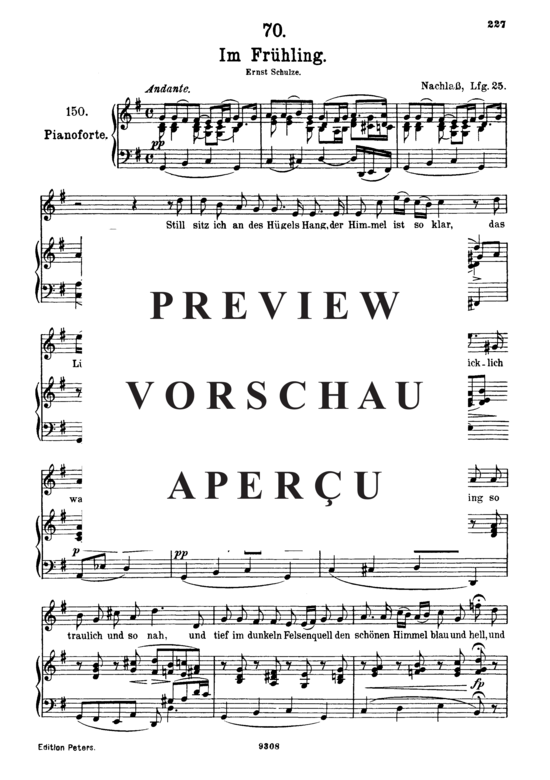 gallery: Im Frühling D.882 , , (Gesang hoch + Klavier)