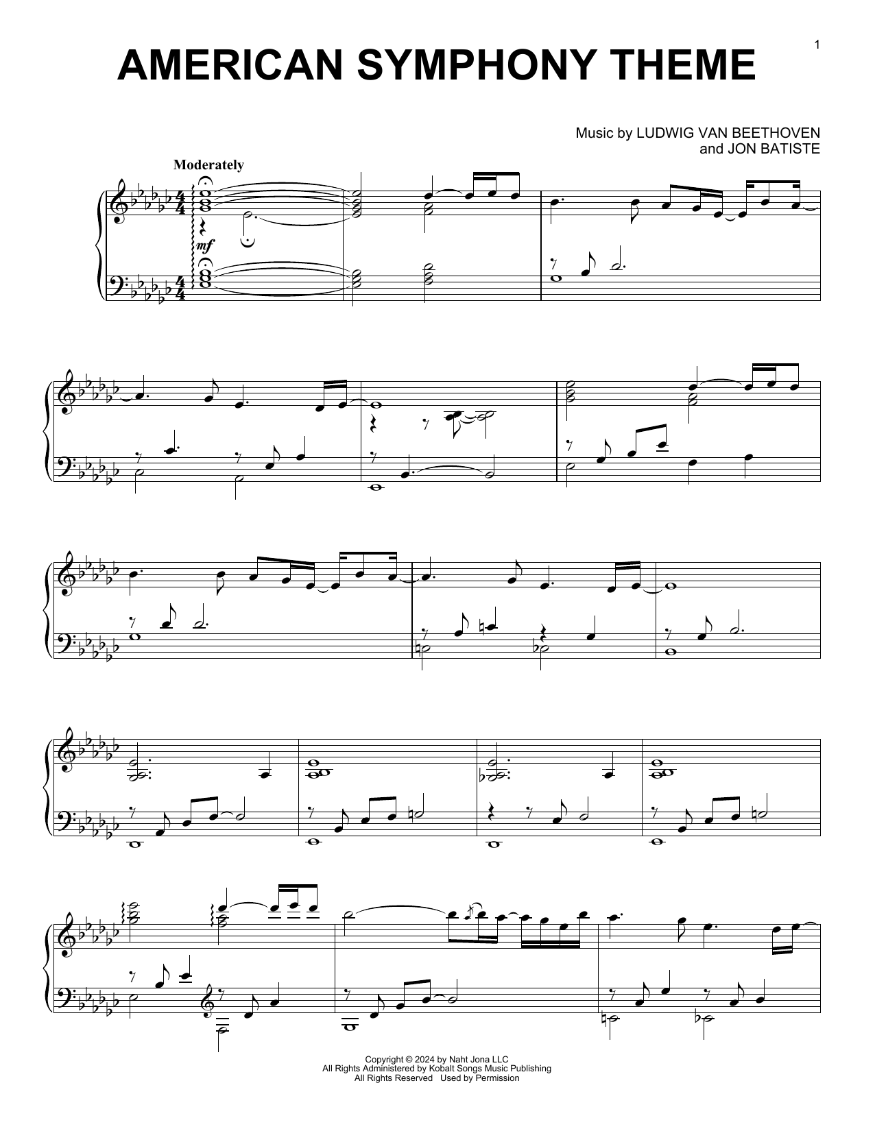 Product picture to: American Symphony Theme
