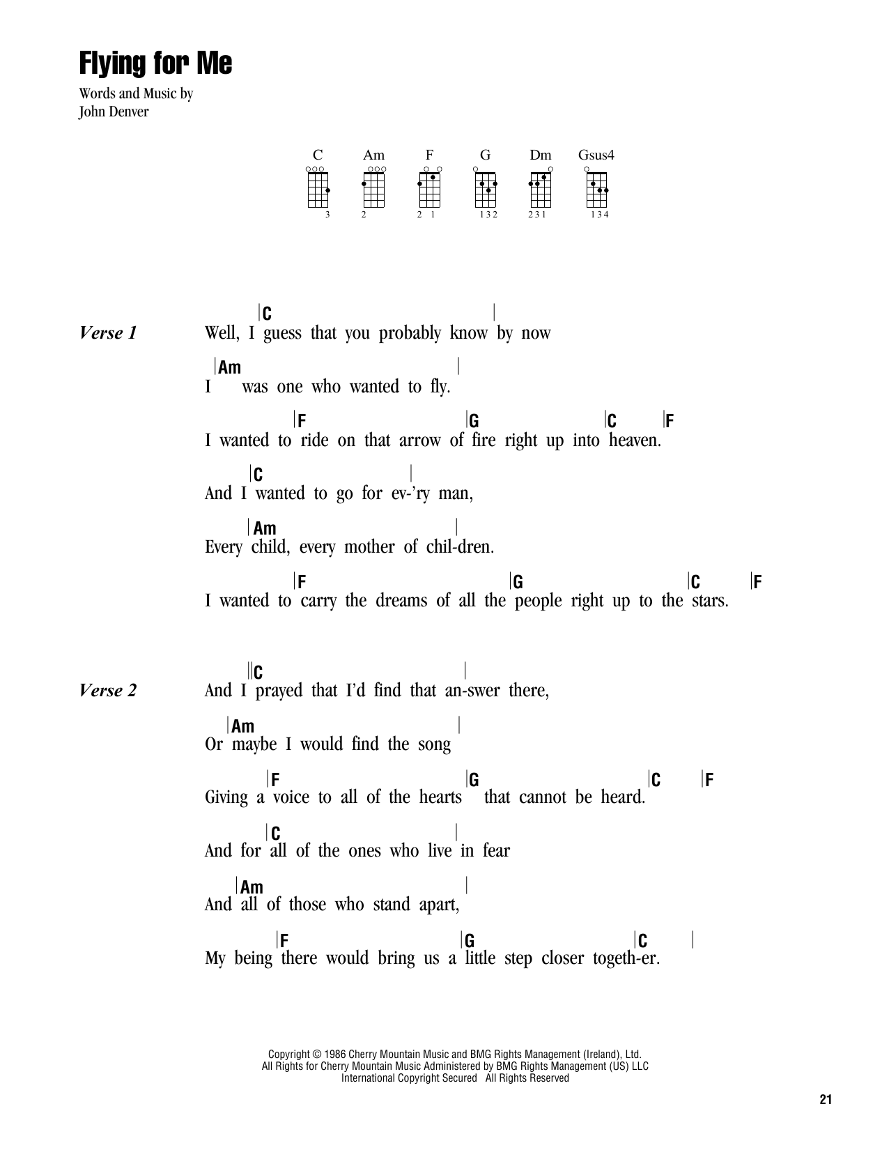 Product gallery: Page 1 of 1 Flying For Me, John Denver