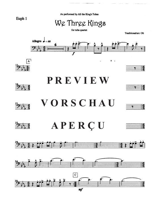 Product gallery: Page 6 of 13 We Three Kings , , (Tuba Quartett EETT)