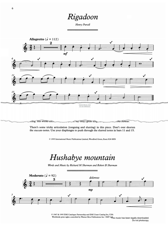 Product gallery: Page 1 of 1 Rigadoon, Henry Purcell