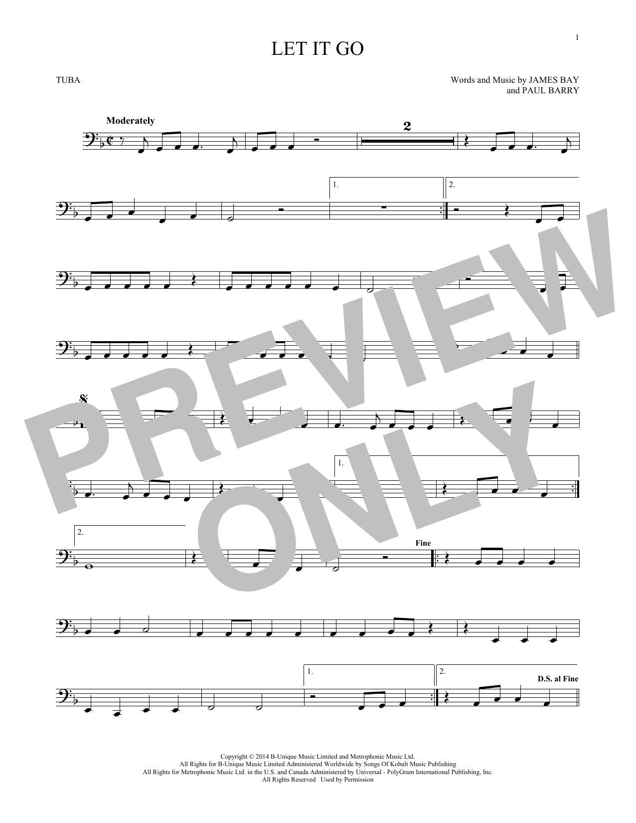 Product gallery: Page 1 of 1 Let It Go, James Bay