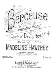 Produktbild zu: Berceuse (Slumber Song)