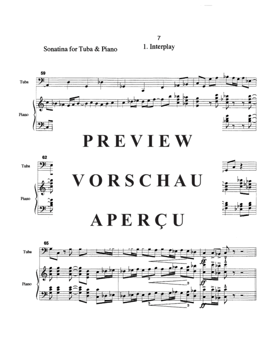 gallery: Sonatina , , (Tuba + Klavier)