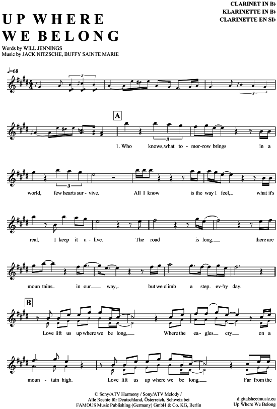 Product picture to: Up where we belong Joe Cocker / Jennifer Warnes