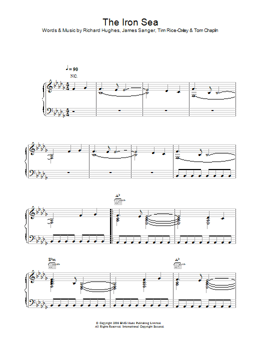 Produktgalerie: Seite 1 von 1 The Iron Sea, Keane, Gesang, Gitarre, Klavier