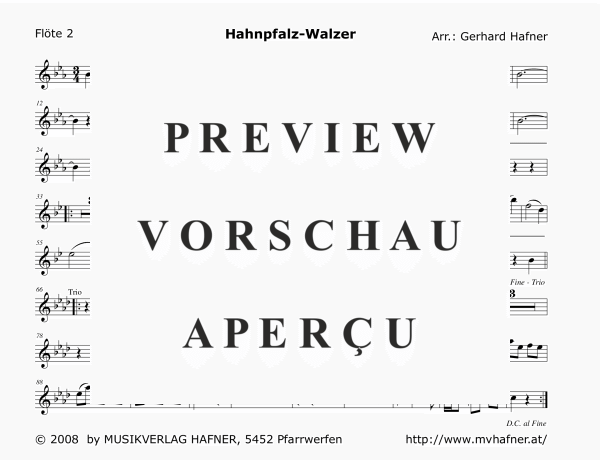 Product gallery: Page 4 of 11 Hahnpfalz-Walzer, , (woodwind and brass)