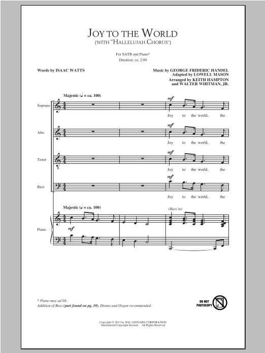 Produktbild zu: Hallelujah Chorus
